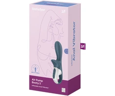 Satisfyer Air Pump Booty 2 antracitinis analinis dildo