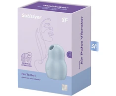 Satisfyer Pro To Go 1 Mėlyna klitorio masažuoklis