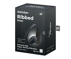 Satisfyer Ribbed Petal stymulator punktu G Juodas