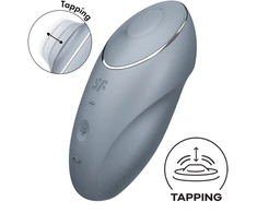 Satisfyer Tap Climax 1 Bluegrey - Dual Stimulation Lay-On Device