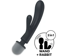 Satisfyer SATISFAJERIS TRIPALO MEILUŽIS PILKA