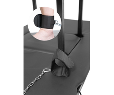 Sexmachine By Shots Open Love Chair Intimate Furniture Adjustable Iron Frame Juodas 183x76x120cm