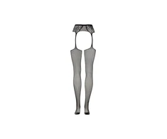 Shots Fishnet and Lace Garterbelt Stockings - Plus Size