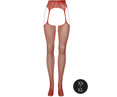 Shots Obsessive Fishnet &amp; Lace Garterbelt Stockings Juodas One Size S-XL