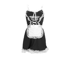 Shots French Maid Costume - S/M - Juodas