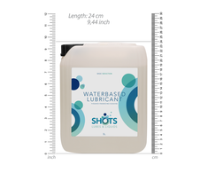 Shots Basic Waterbased Lubricant 5L | Dermatologically Tested, Neutral Formula