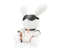 Shots Rabbit Bondage - Velvet - Large - Baltas