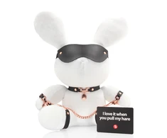 Shots Rabbit Bondage - Velvet - Large - Baltas