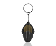 Shots ToyJoy Super John Keychain Juodas - Fun Character Priedas