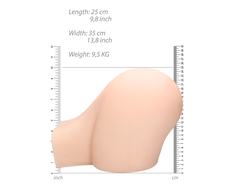 Slt By Shots Shots Booty Bator XXL Anatomical Model with Self-Lubrication, 35 cm
