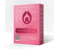 Snail Vibe SVibe GIZI Duo Burgundy - Dual Intimate Massager for Couples, Remote Control