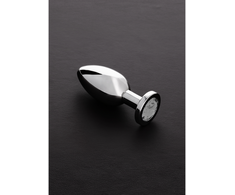 Steel By Shots Sinner Gear Stainless Steel Plug Medium with Gemstone Accent