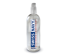 Swiss Navy Premium Silicone-Based Lubricant 473ml Leak-Proof Bottle