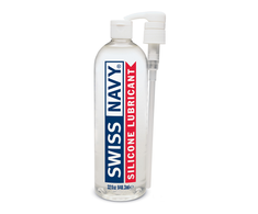 Swiss Navy Premium Silicone Lubricant 946ml - Leak-Proof Pump System