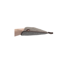 Touche By Shots Touche Vanduo Drop Bath Mitt Charcoal Hemp-Flax Exfoliating Glove