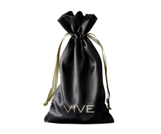 Vive By Shots Vive Satin Storage Bag Juodas - Elegant Priedas Organizer, Medium