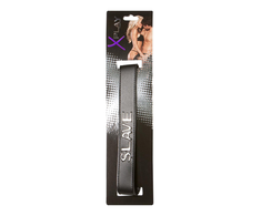Xplay By Allure Sportsheets Adjustable Collar with Embossed Lettering, Juodas