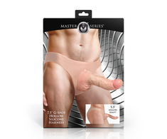 Xr Brands Blush Arnes Silicone Curved Hollow Harness 19 cm - Adjustable &amp; Discreet Fit
