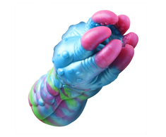 Mėlyna XR Brands Asstra Silicone Intimate Trainer Mėlyna/Violetinė 7in