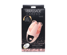 XR Brands Caress Vibrating Massager - Dual-Action Silicone Device