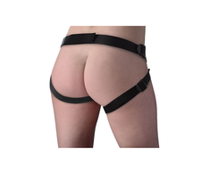 Xr Brands Charmed Silicone Intimate Set with Adjustable Harness 19cm Juodas