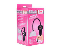 XR Brands Digital Vulva Pump Automatic System Transparent 848518030917