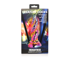 Xr Brands Creature Cocks Enchantress Rainbow Glass Model - Textured Artistic Design