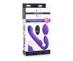 Rožinė XR Brands Ergo-Fit G-Pulse Dual-Ended Silicone Intimate System Rožinė
