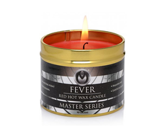 Xr Brands Fever Raudona Paraffin Candle - Low-Temperature Wax Play Priedas