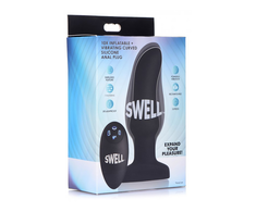 XR Brands Swell Plug Inflatable Silicone Anal Model with Vibration Remote
