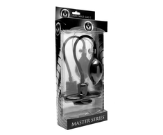 XR Brands Inhibitor Inflatable Adjustable Oral Gag 16in Juodas