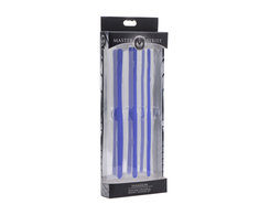 XR Brands Invasion Silicone Urethral Sounding Rod Set, Flexible, 8 pcs