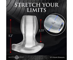 XR Brands Light-Tunnel Large Illuminated Dilator Clear TPE LED