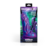 Mėlyna XR Brands Octophallus Silicone Fantasy Model Violetinė/Mėlyna 22cm