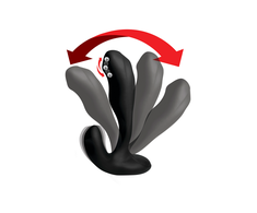 XR Brands 7x P-Bender Flexible Prostate Massager with Remote, Juodas