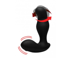 XR Brands P-Gyro Rotating Prostate Model with 7 Vibration Settings, Juodas