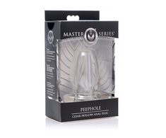 XR Brands PeepHole Transparent Hollow Plug Small Size