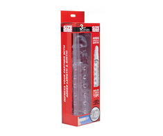 XR Brands Master Series Intimate Extension Sleeve 19 cm Transparent