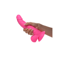 Xr Brands Rožinė Blush Novelties POP Series 19 cm Intimate Toy with Suction Base Rožinė