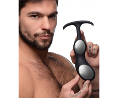 XR Brands Inmi Silicone Prostate Plug Extra Large Weighted Juodas