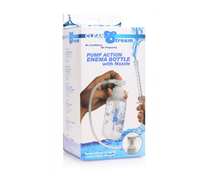 XR Brands CleanStream Pump Action Hygiene Bottle 300ml with Nozzle