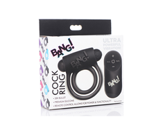Xr Brands BANG Vibrating Silicone Ring with Remote Control - 28 Modes, Atsparus vandeniui