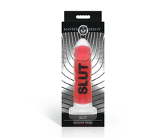 XR Brands SLUT Silicone Intimate Model Raudona 7.3" with Suction Base