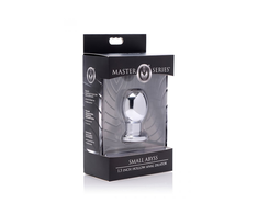 XR Brands Small Abyss Metal Hollow Dilator Plug - Compact Size