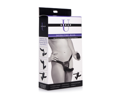 Xr Brands Sportsheets Double Take Adjustable Harness Set with Dual Motors, Juodas