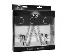 Xr Brands Master Series Submission Collar &amp; Adjustable Clamp Set with Neoprene Lining