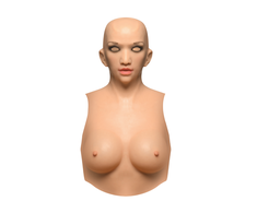 Xr Brands Smitizen Silicone Transformation Suit C-Cup - Head, Neck &amp; Chest Covering