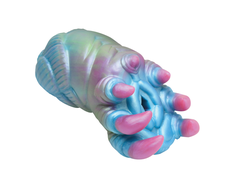 Xr Brands Mėlyna Ursa Silicone Intimate Machine Mėlyna/Violetinė - Textured Tunnel 16cm