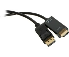 Vision ADAPTERIS DP-W/HDMI-W-1.8M-V2 DisplayPort 4K UHD