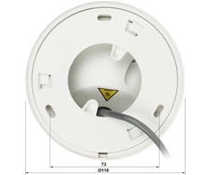 Hikvision Turbo HD with ColorVu DS-2CE72DF3T-LFS(2.8mm) Skliautas IP apsaugos kamera Vidaus ir lauko 1920 x 1080 pikseliai Lubos